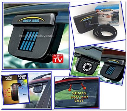 Autocool car solar fan