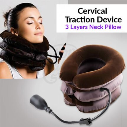 Cervical 3 layer neck pillow